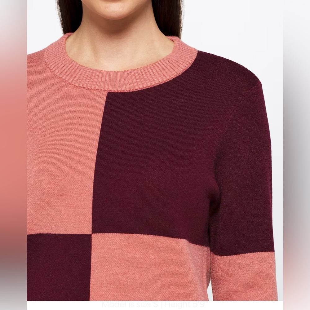 NWOT Colorblock Sweater - Picture 8 of 9
